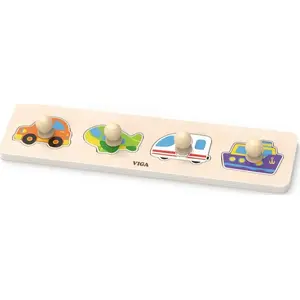 Viga Pierwsze puzzle z uchwytami - transport (children's first handle puzzles, model 44534)