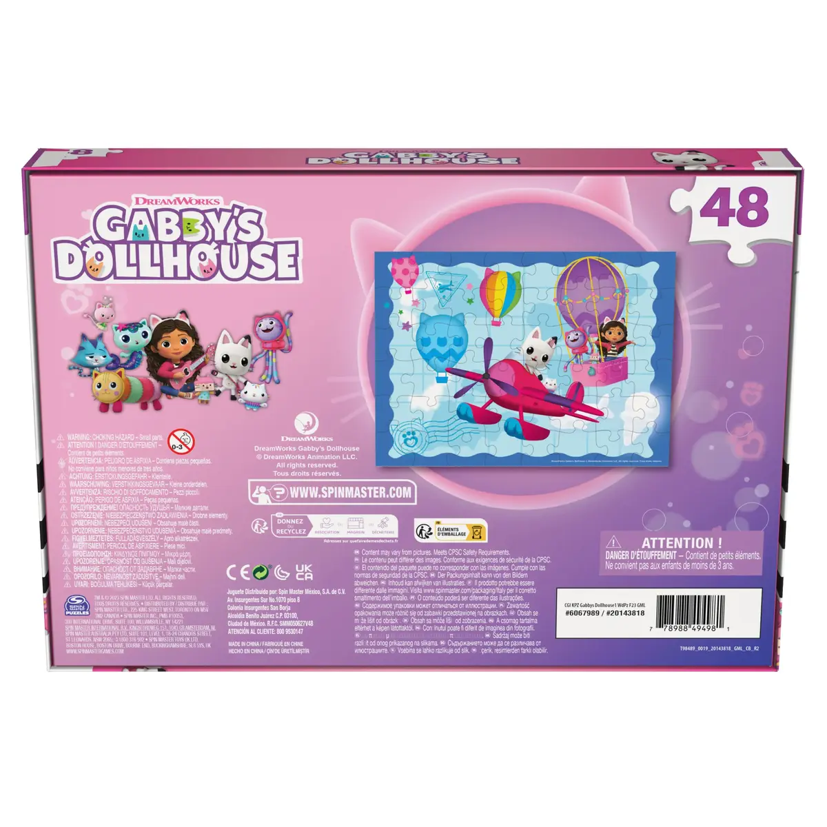 TREFL Gabby’s Dollhouse деревянный пазл, 48 шт. Photo 3