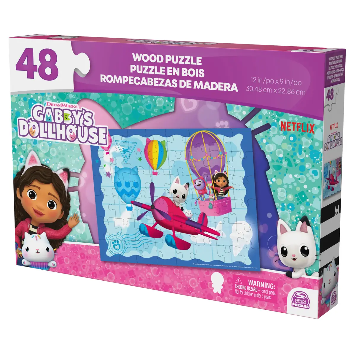 TREFL Gabby’s Dollhouse деревянный пазл, 48 шт. Photo 4