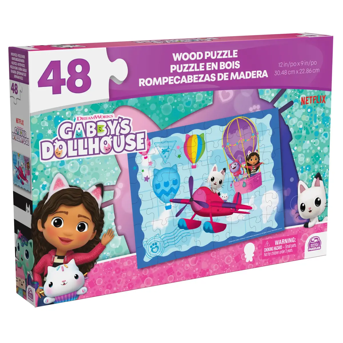 TREFL Gabby’s Dollhouse деревянный пазл, 48 шт. Photo 5