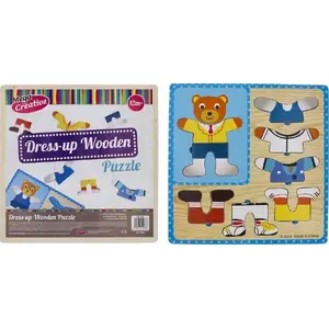 Деревянный набор-головоломка Mega Creative Ukladanka Drew Ubieranka 8 шт 30×30 см