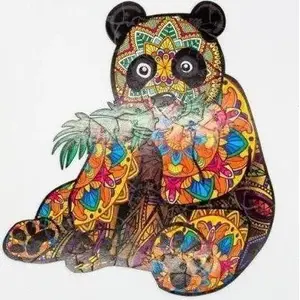 Wooden Puzzle PuzzleOK 65 pieces Kung Fu Panda A4 format eco