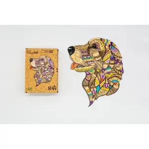 Koka puzle PuzzleOK 125 gab. «Wierny Sirko», A3 formāts, ekoloģiska