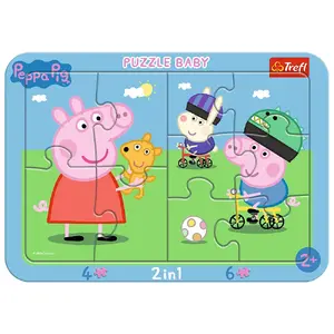 Puzle TREFL Peppa Pig Happy — 10 gab., ieteicams no 2 gadiem