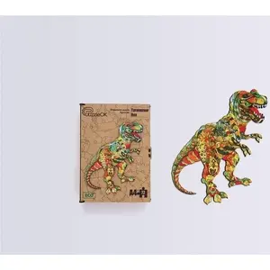 Деревянный пазл PuzzleOK Tyrannosaurus rex 72 детали формат A4 эко