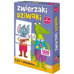 Обучающая игра Kukuryku Gra Zwierzaki Dziwaki от Kukuryku, модель 213701