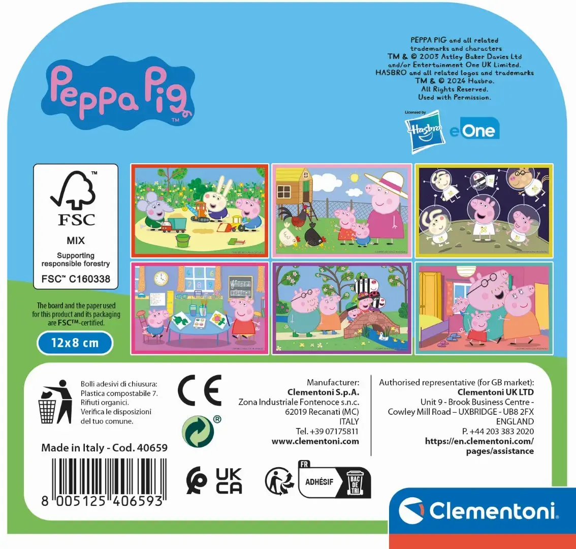 Puzle Clementoni 40659 — bērnu izglītojošs puzlis Photo 3