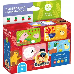 NICI Puzzle for Pairs 'CzuCzu Zwierzątka z gospodarstwa' children's matching puzzle set