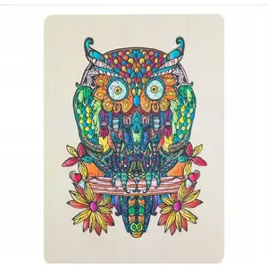 Wooden Puzzle Eureka 133 pieces — Sowa (owl) model