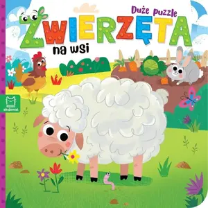 Jigsaw Puzzle Aksjomat — Large Floor Puzzle 'Farm Animals' (Children's Educational Puzzle, 9788383740805)