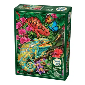 Jigsaw Puzzle Cobble Hill Karma Chameleon 1000 pieces — 676×489 mm