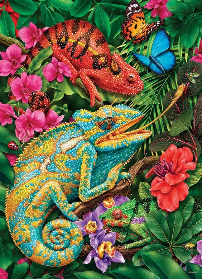 Cobble Hill Karma Chameleon 1000 деталей — пазл Photo 2