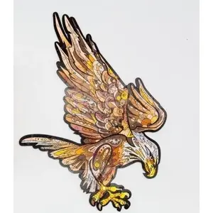 Wooden Eco Puzzle PuzzleOK 68 pieces A4 - Carpathian Eagle