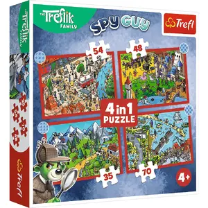 Пазл TREFL 34675 — 70 деталей, мультфильмы, 285×205 мм, от 4 лет