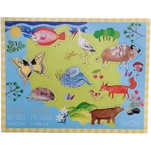 Educational toy set Zuzu Toys model 145670 — animal figures for children
