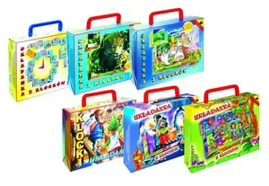 Board/card game b±czek UK 0168 — educational game from Poland, package 222×172×58 mm