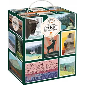 Puzzle NICI Puzzlove CzuCzu Polskie Parki Narodowe 1000 pieces jigsaw puzzle
