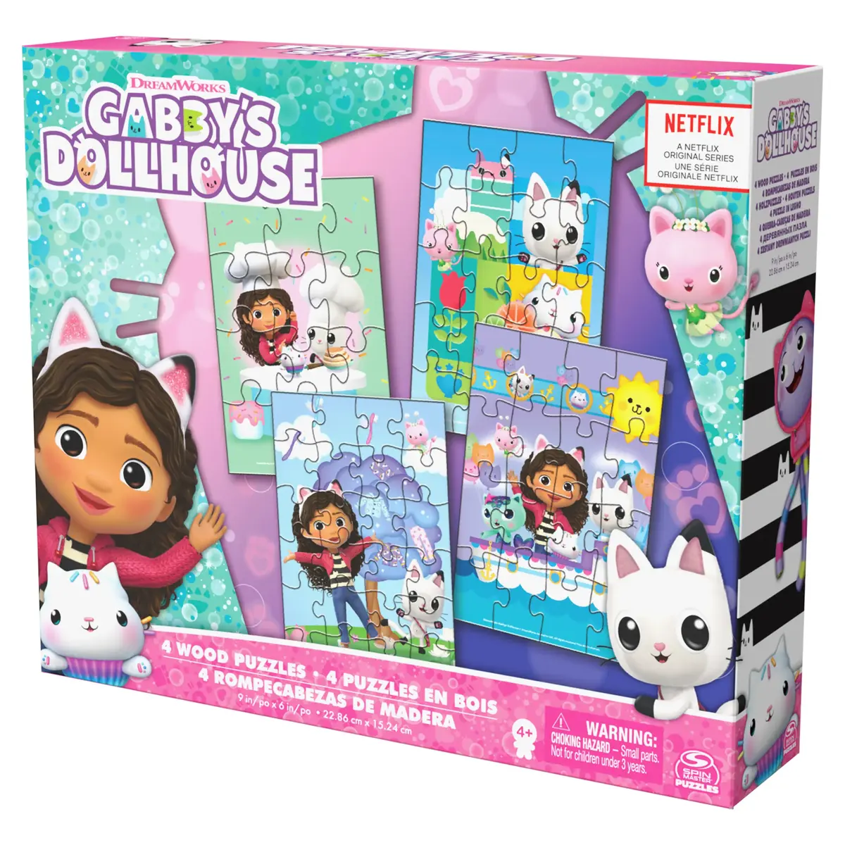 Spin Master Gabby’s Dollhouse — 4 koka puzles Photo 6