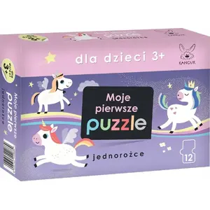 Пазлы Kangur Moje pierwsze puzzle Jednorożce — Kangur, детские пазлы от 3 лет
