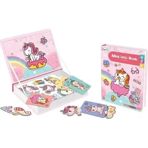 Educational magnetic booklet Trifox Książeczka magnetyczna jednorożce – magnetic playbook for children, model 507823