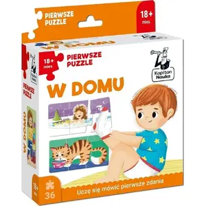 Edgard Kapitan Nauka Pierwsze puzzle — children's first jigsaw puzzle, simple pieces for home scenes