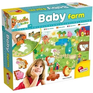 Attīstošā rotaļlieta Lisciani Carotina Baby Farma 67848 — interaktīvs saimniecības komplekts zīdaiņiem