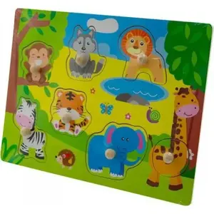 Пазл EURObaby 30x22 см — EURObaby ZAB PUZZLE 30X22 SAFARI