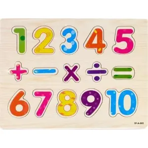 Wooden Number Puzzle Artyk Cyferki 676895 – educational wooden counting toy