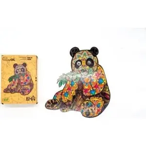 Koka puzle PuzzleOK Kung Fu Panda 124 gab., A3 izmērs, eko