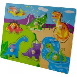 Развивающий напольный пазл EURObaby ZAB PUZZLE 30x22 см – Dinozaury