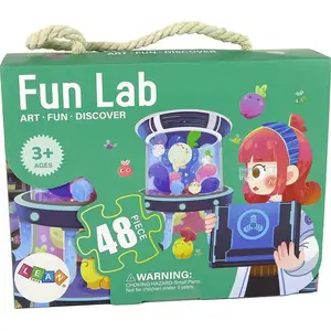 LEANToys Puzzle for Children 'Laboratory' 48 pieces educational jigsaw