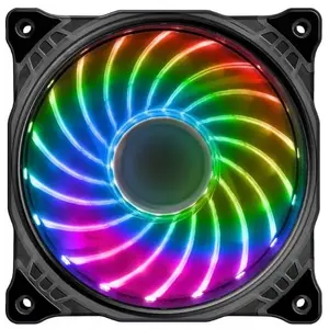 EUROCASE 120mm RGB Case Fan FullControl spot LED — 18 LEDs, model VEN-LED-18Ledsfc