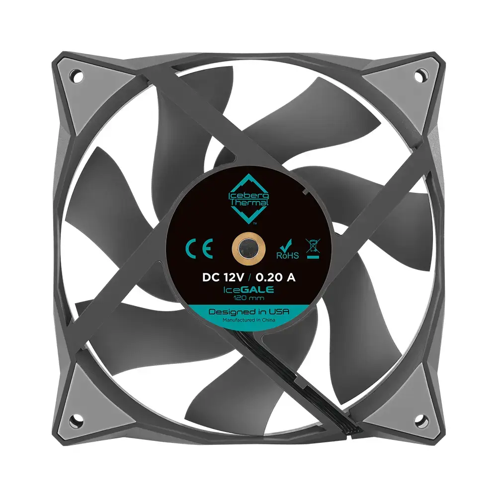 Iceberg IceGALE 120 mm korpusa ventilators Photo 3