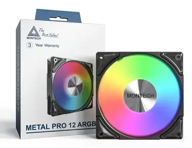 Montech METAL PRO 12 ARGB PWM 120 мм вентилятор Photo 3