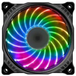 EUROCASE 120mm RGB Case Fan — Turbine Blade, FullControl LED