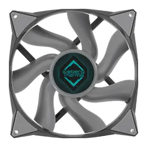 Computer case fan Iceberg IceGALE 140 mm, 12 V, 500–1600 RPM, Fluid Dynamic Bearing, grey