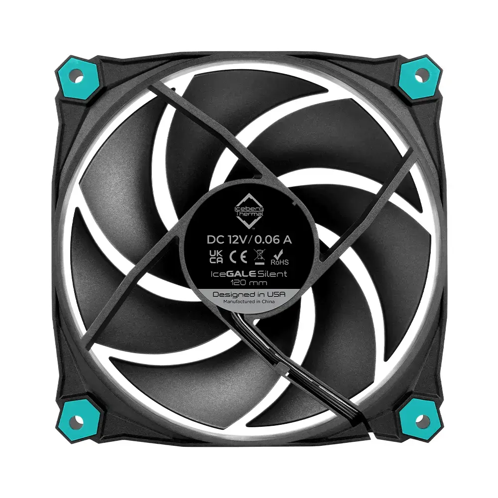 Iceberg IceGALE Silent 120 mm ventilatori 3 gab. Photo 8