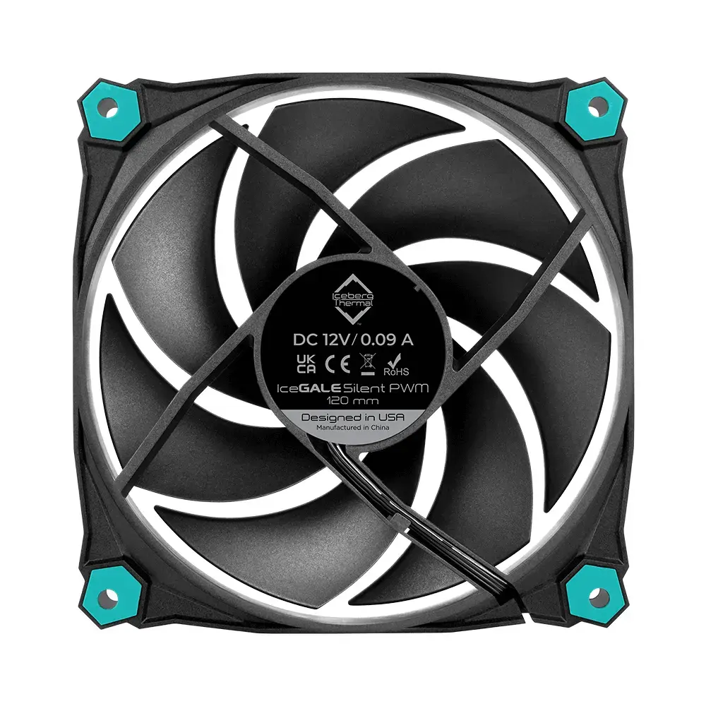 Iceberg Thermal IceGALE Silent PWM 12 cm ventilators 3 gab. Photo 8