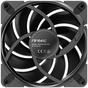 Fan ANTEC Tranquil 120 — 120 mm, Fluid Dynamic Bearing, 7–13.8 V, black