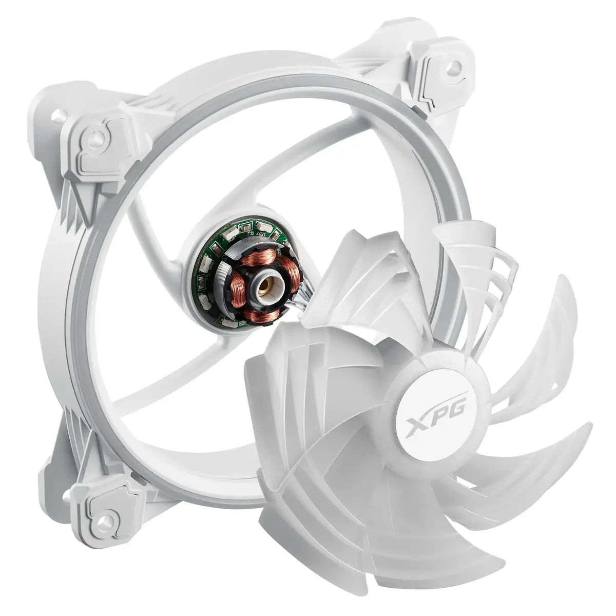 Вентилятор XPG HURRICANE 120 ARGB PWM White Photo 3