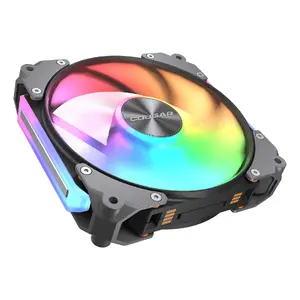 Case fan COUGAR Apolar 120 ARGB reverse-blade, 120×28 mm, 12 V, 3-pin + 4-pin, black