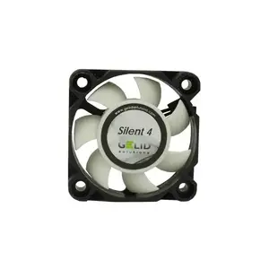 Korpusa ventilators Gelid Silent 4 40 mm, 12 V, līdz 4200 apgr/min, 1.5 mmH2O (melns/balts)