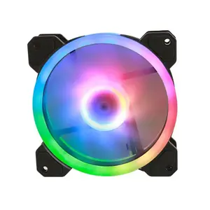 Air cooler Gelid FN-STELLA-01 — 120 mm fan, black with multicolour lighting