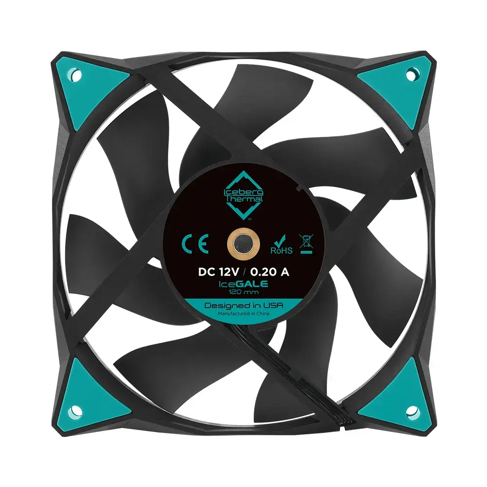 Iceberg IceGALE 120 mm korpusa ventilators Photo 3
