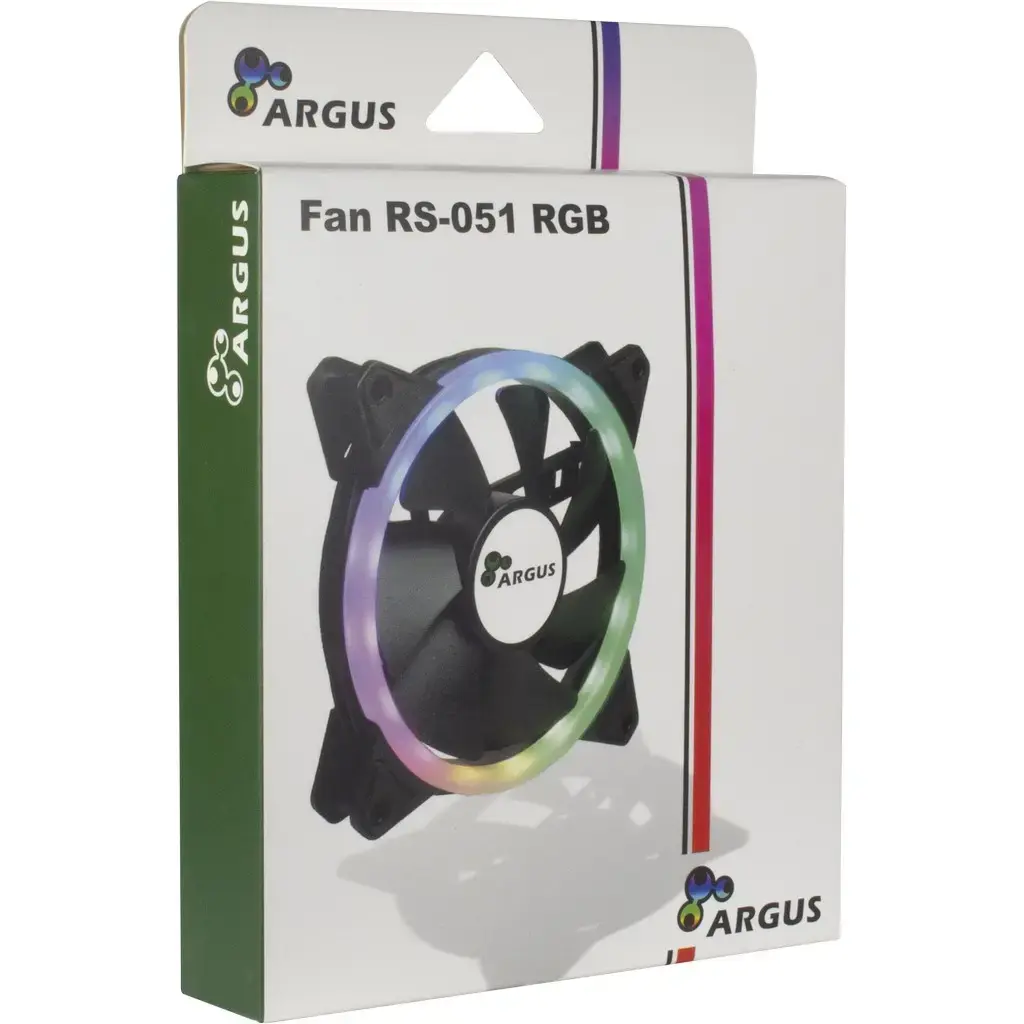 Кorpусной вентилятор ARGUS Argus RS-051 RGB 120 мм Photo 4