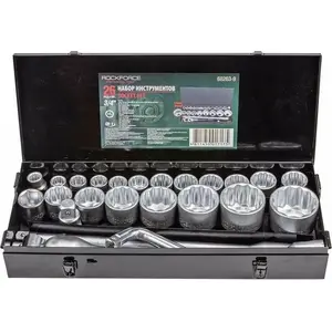 Socket wrench set Rockforce RF-68263-9 — 26-piece 3/4" 12-point sockets