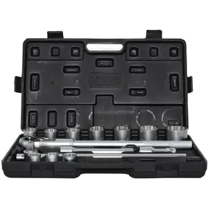 Socket wrench set AWTools AW39022 — 21-piece 12-point sockets with 3/4" drive