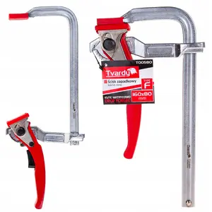 F‑style forged ratchet clamp Tvardy 160×80 mm, model 20