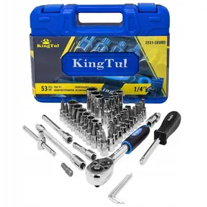 Tool set Isma KT-2531-5EURO — 53-piece 1/4" socket and bit set