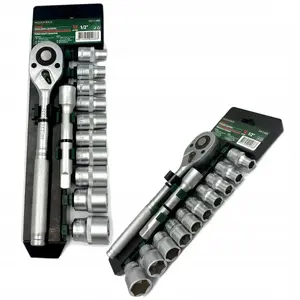 Darbarīku komplekts 1/2" piedziņa, rāmis un 12 gab. 6-šķautņu ligzdas 10–24 mm — No name RF-012-5 MSA